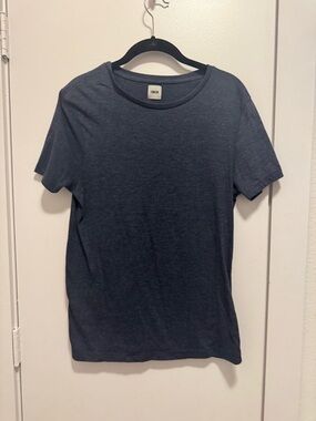 ASOS Men’s Small Dark Gray/Blue Crew Neck T-Shirt Soft Short  Tee Casual Top S